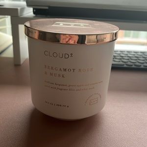 Cloud9 Bergamot Rose and Musk Candle